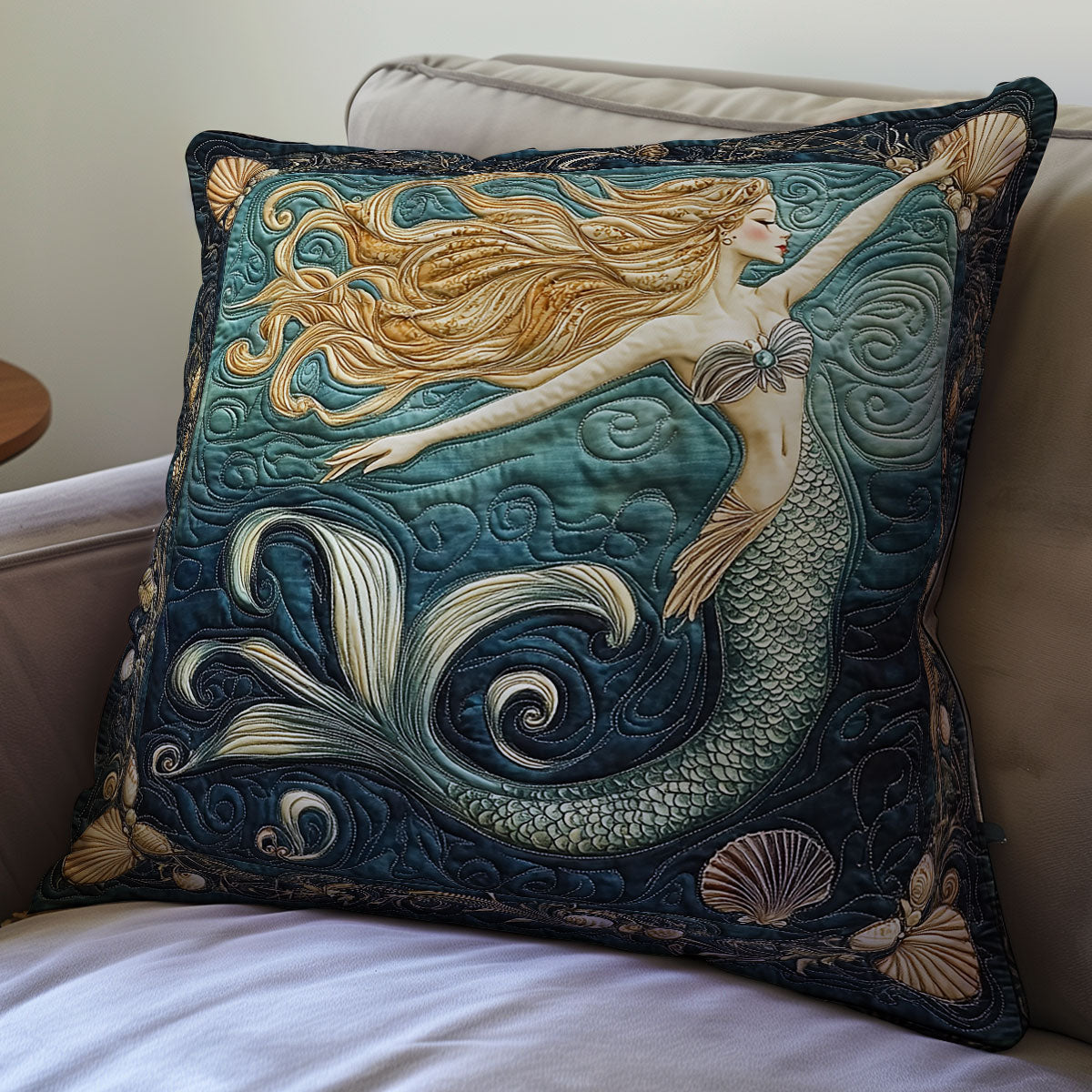 Pretty Mermaid WX2301102CL Quilt Pillow Case