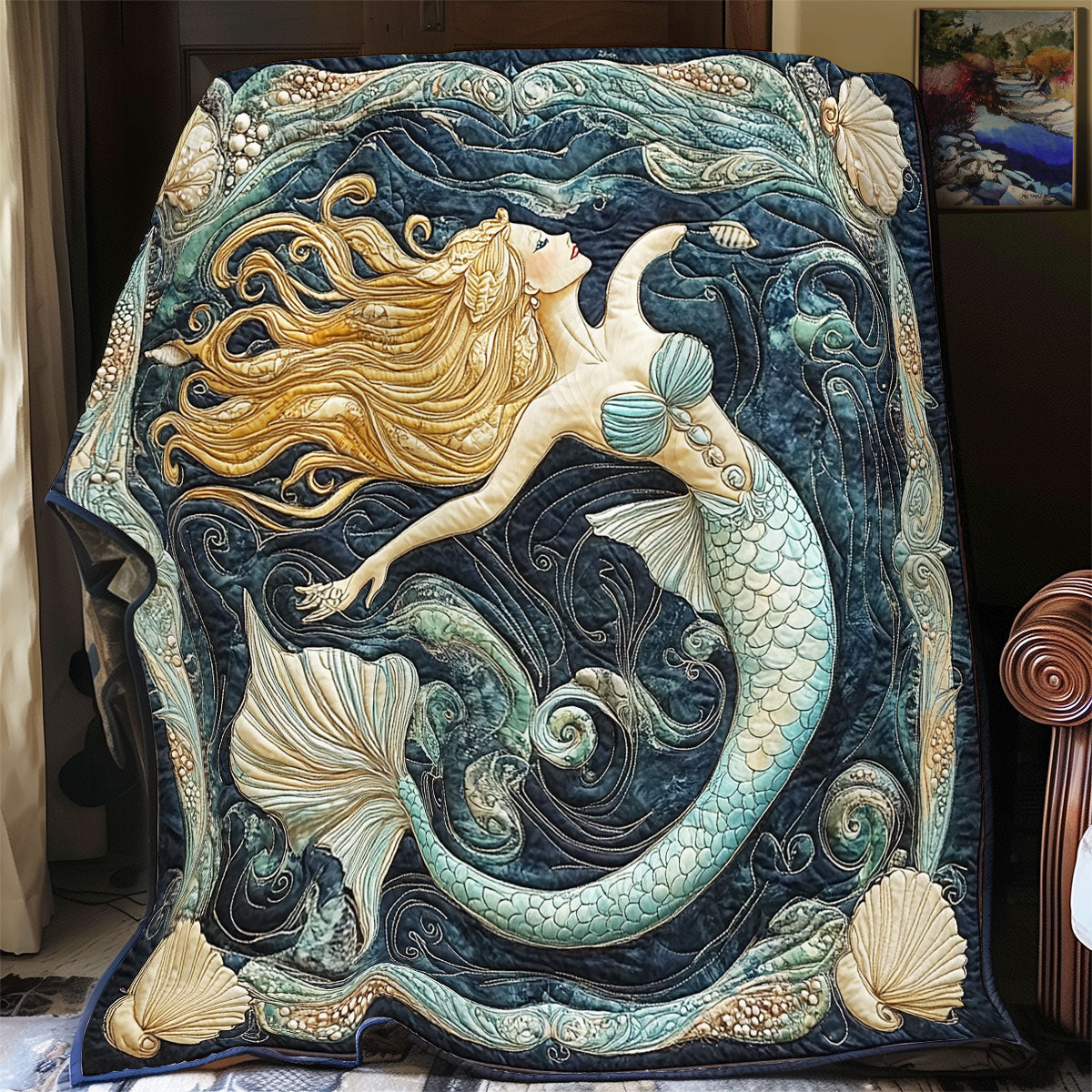 Pretty Mermaid WX2301028CL Quilt