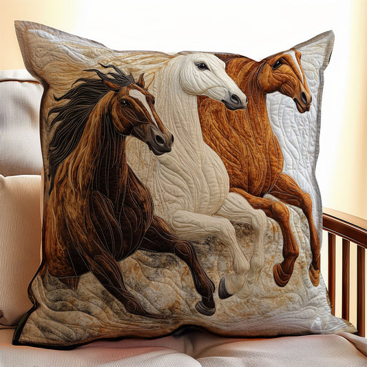 Running Horse WX2102065CL Quilt Pillow Case