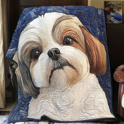Shih Tzu Dog WX0303097CL Quilt