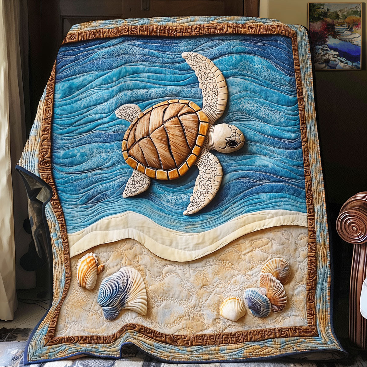 Turtle Sea WX0303099CL Quilt