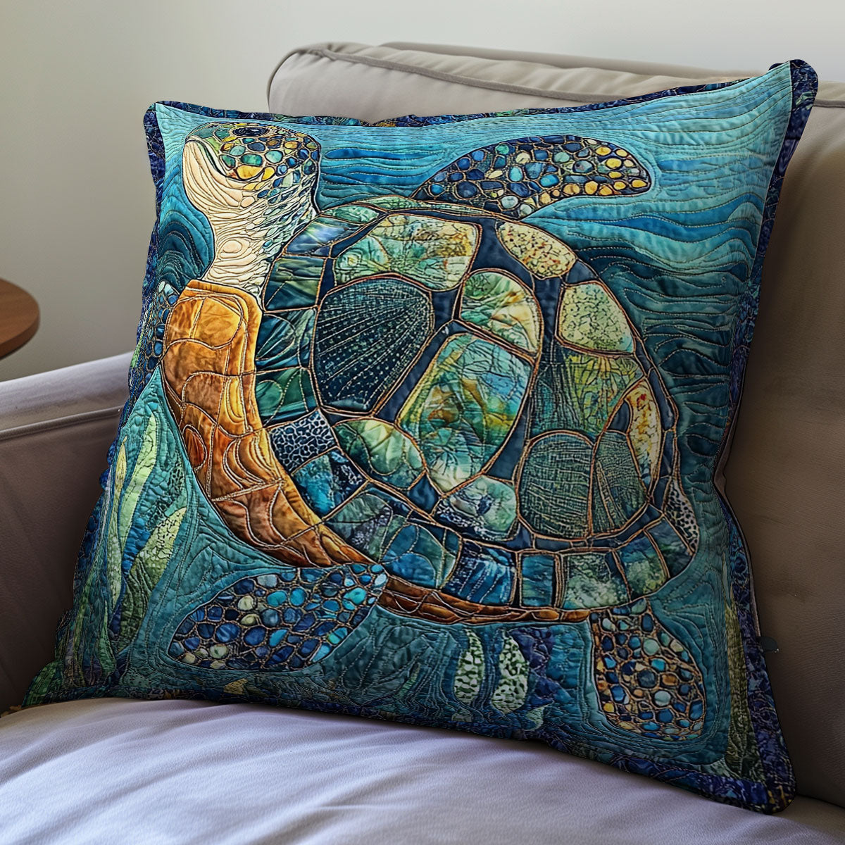 Turtle WX2301118CL Quilt Pillow Case