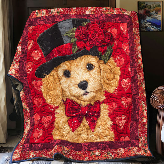 Valentine Dog WX0801046CL Quilt