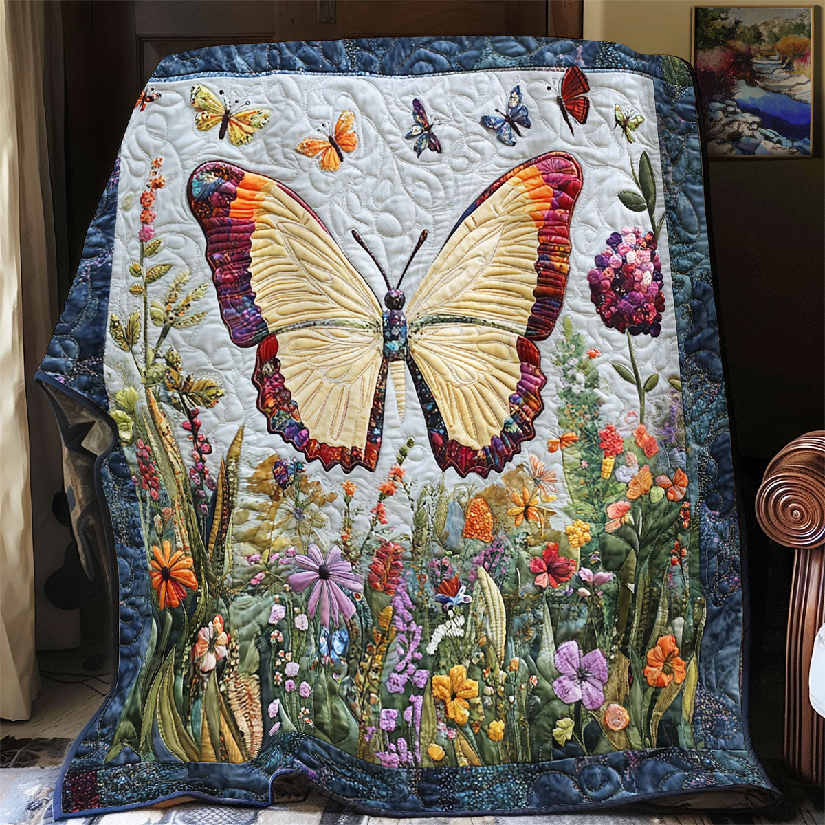 Vibrant Butterfly WX03030101CL Quilt
