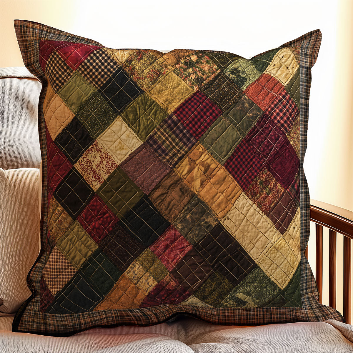 Vintage Patchwork WX2102088CL Quilt Pillow Case