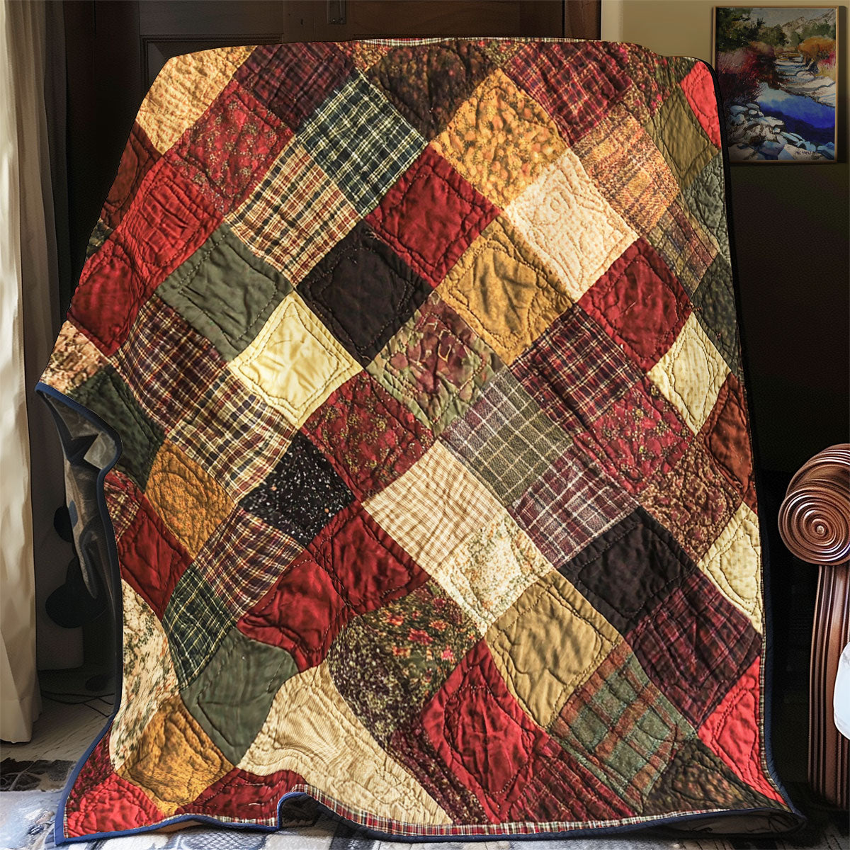 Vintage Patchwork WX2102044CL Quilt