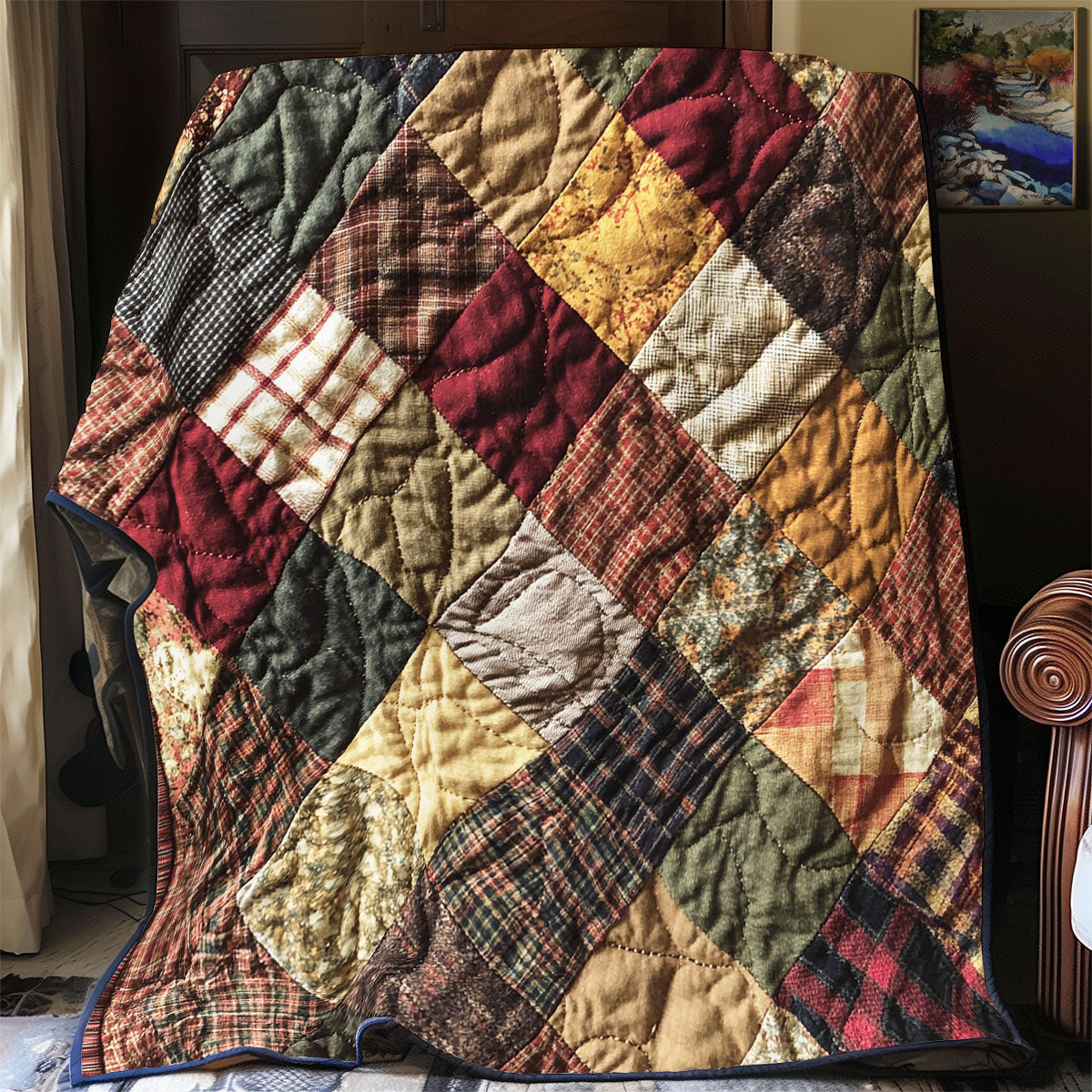 Vintage Patchwork WX2102045CL Quilt