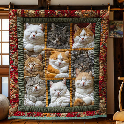 Sleeping Royal Cat WP0608019CL Quilt