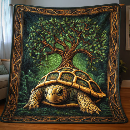 Turtle & Tree Of Life DH1310013CL Quilt
