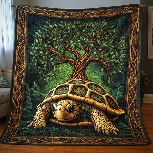 Turtle & Tree Of Life DH1310013CL Quilt