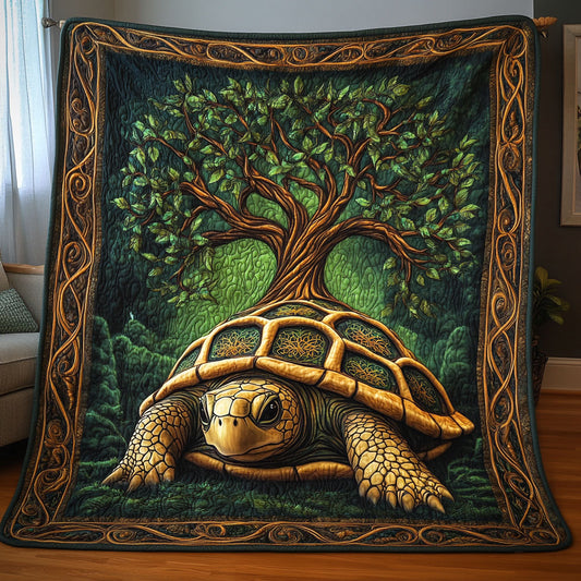 Turtle & Tree Of Life DH1310013CL Quilt