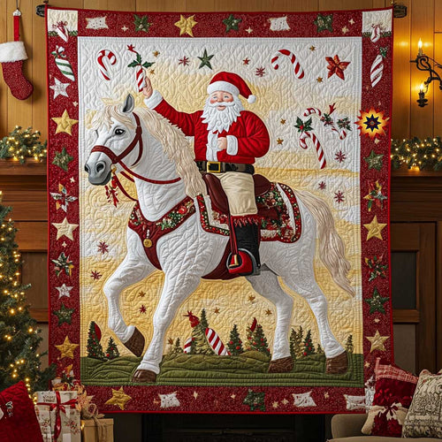 Riding Santa WN1311019CL Quilt