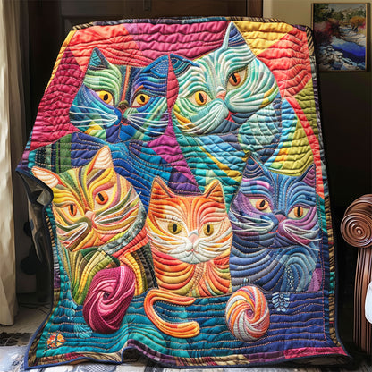 Artistic Cat YR2412012CL Quilt