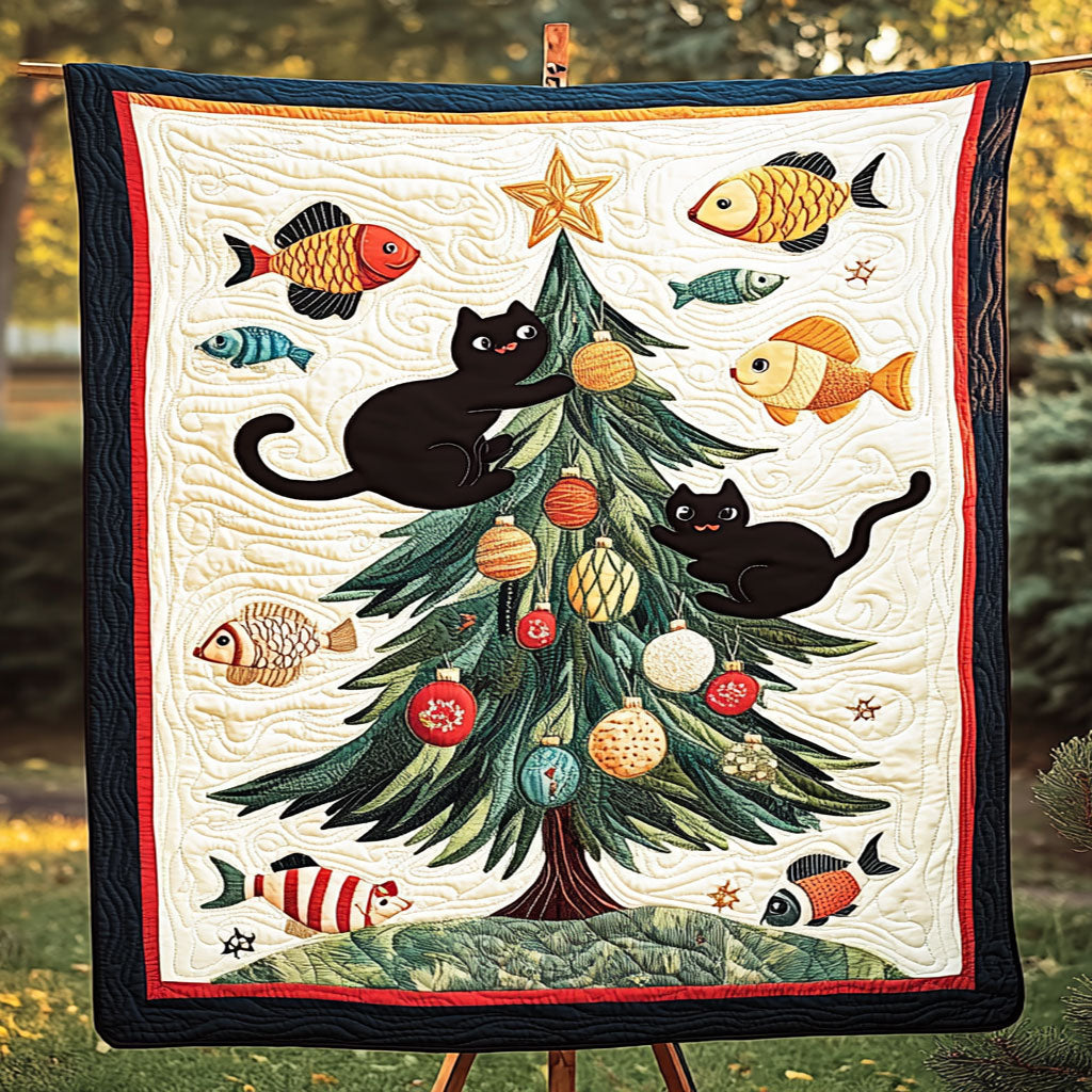 Merry Chase Black Cat WN1411101CL Quilt