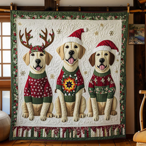 Christmas Labrador Joy WN1112012CL Quilt