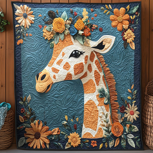 Blooming Giraffe WY0904011CL Quilt