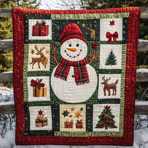 Enchanted Snowman WN0309028CL Quilt