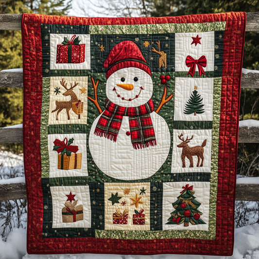 Enchanted Snowman WN0309028CL Quilt