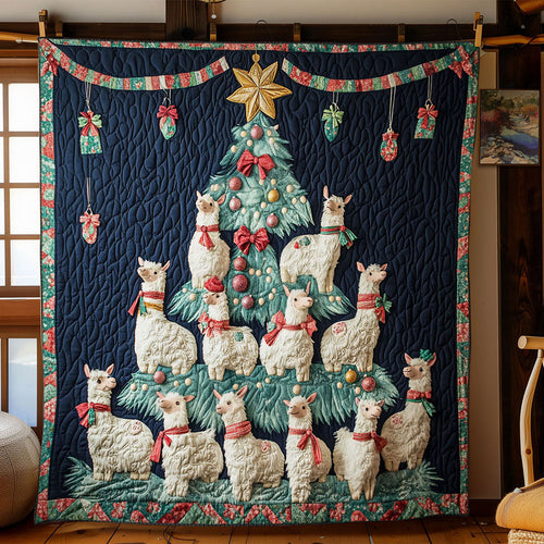 Llama Winter Blessing WN1711054CL Quilt