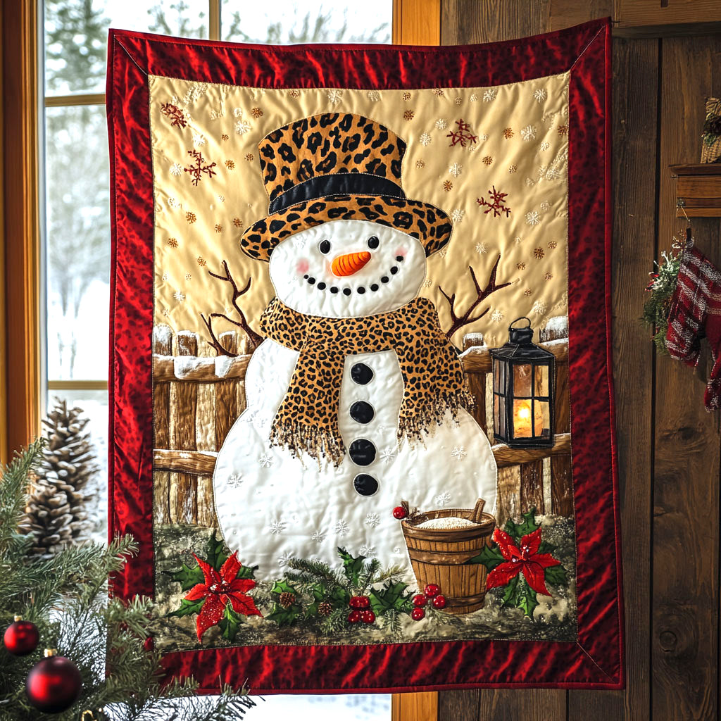 Happy Snowman CW1411067CL Quilt