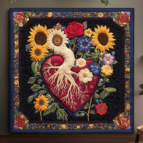 Soul Garden Heart WN2309091CL Quilt