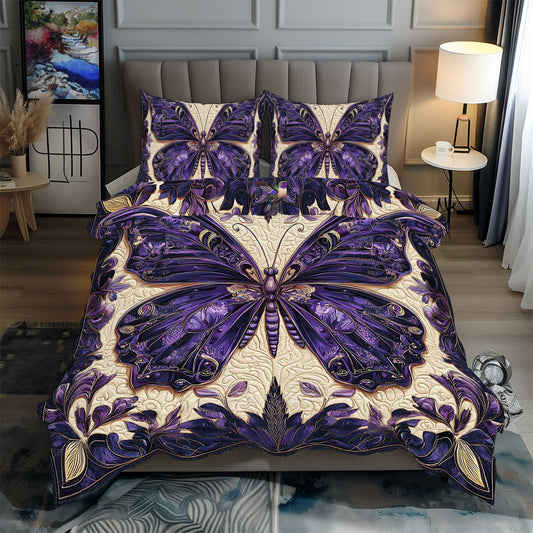 Royal Purple Butterfly WP0412014CL Duvet Cover Set