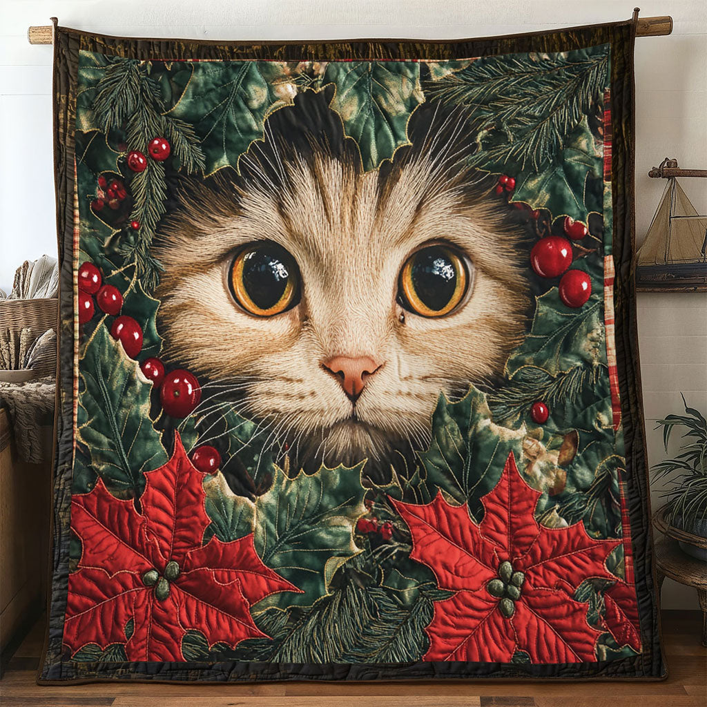 Cat Holiday Cheer WN0811020CL Quilt