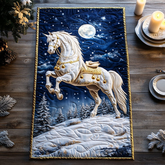 Mystic Horse CW2205384CL Quilted Table Runner