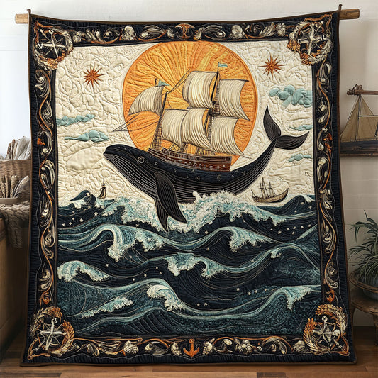 Whale’s Silent Crossing WN1607062CL Quilt