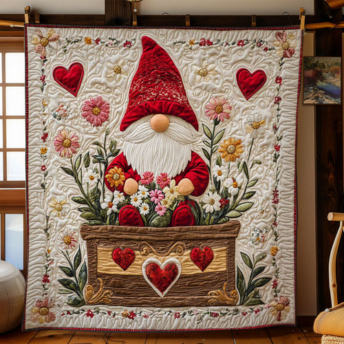 Gnome's Valentine Harmony WN2512020CL Quilt