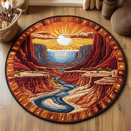Echo Canyon WY2305005CL Quilted Round Mat