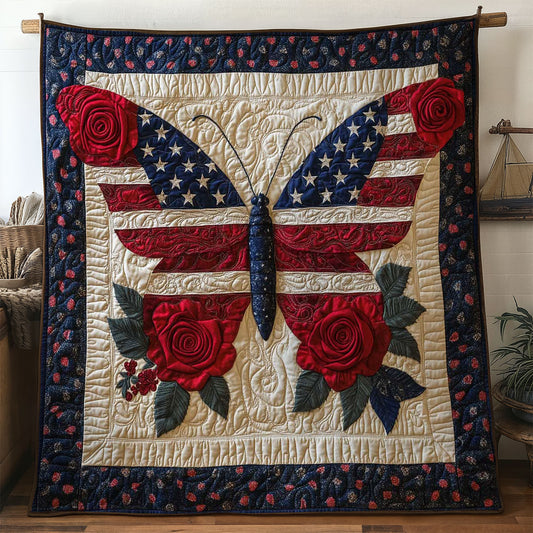 Memorial Day Butterfly WN0804022CL Quilt