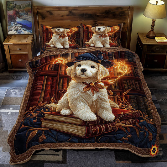 Magic Witch Dog WY2412028CL Duvet Cover Set