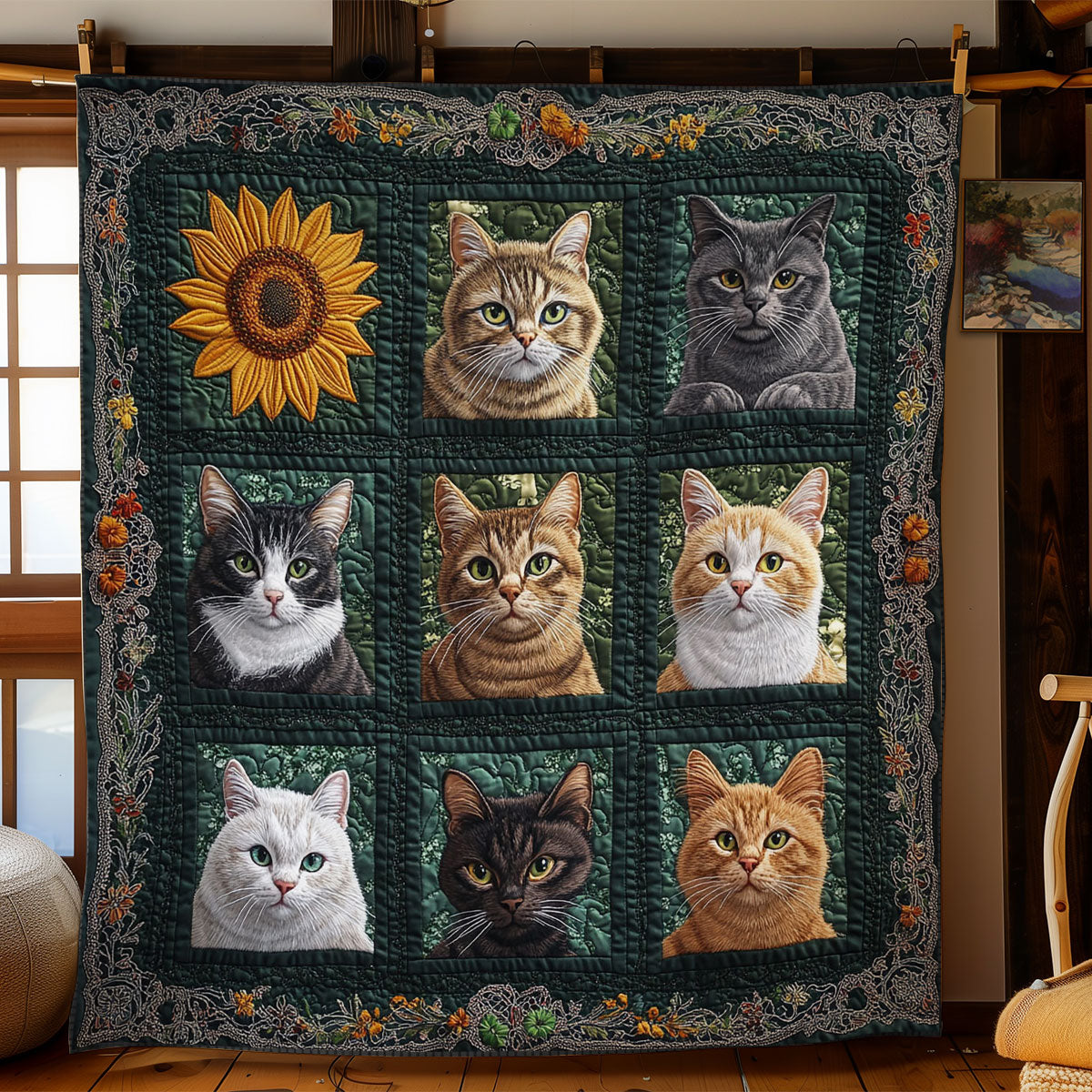 Cat Whispers WN0306024CL Quilt