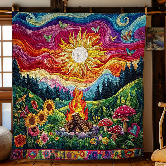 Hippie Firecamp WY1812030CL Quilt