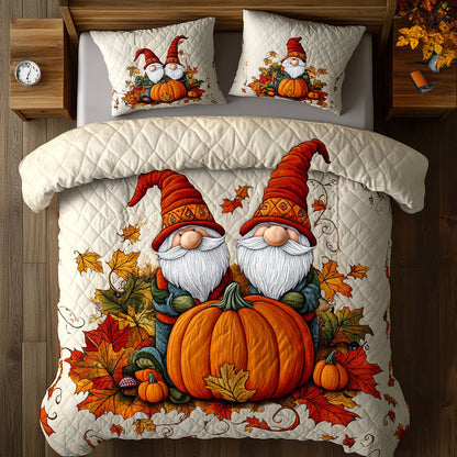 Gnome Pumpkin Day WN3007054CL Duvet Cover Set