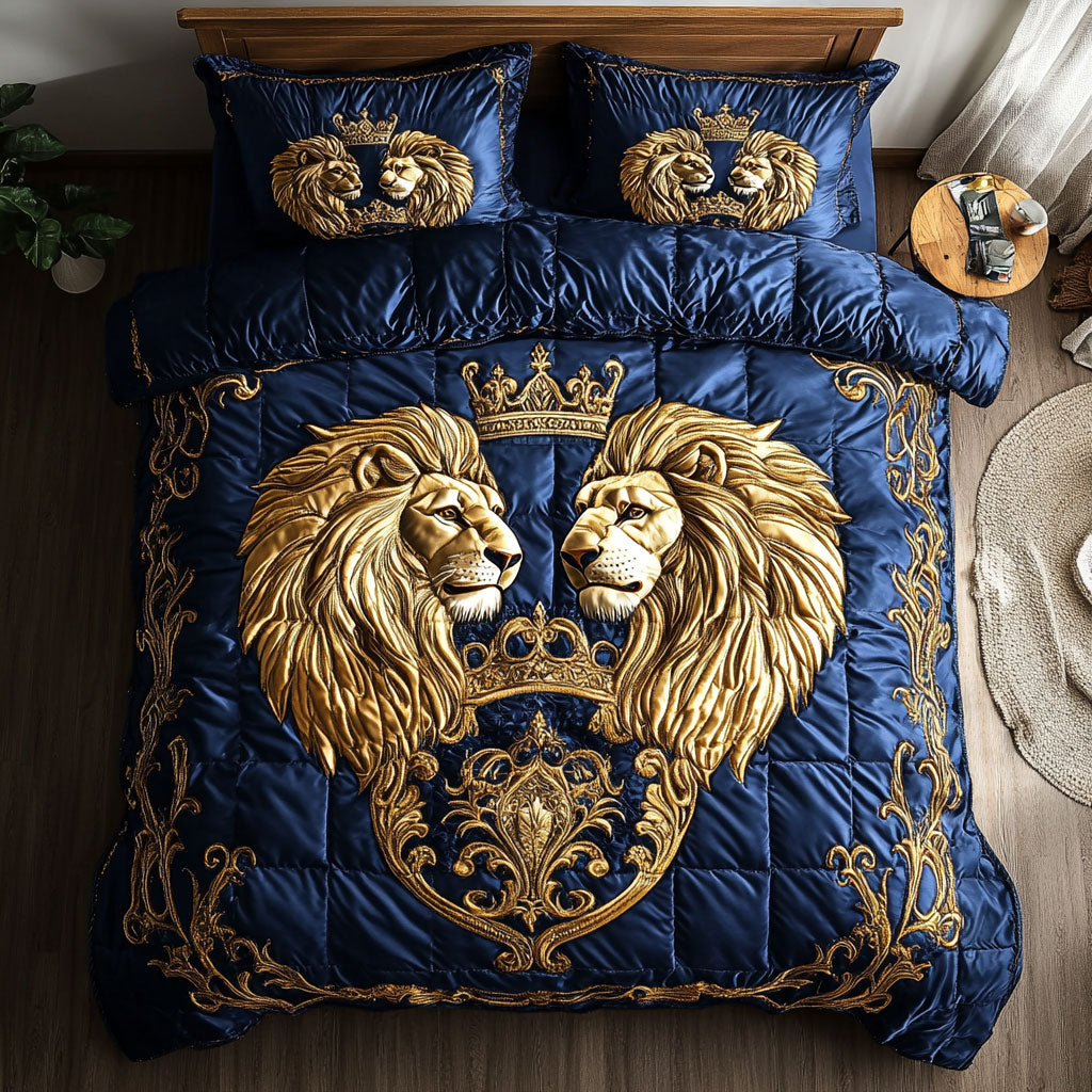 Lion Golden Crown CW2608024CL Duvet Cover Set