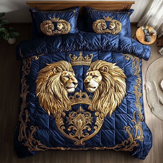 Lion Golden Crown CW2608024CL Duvet Cover Set