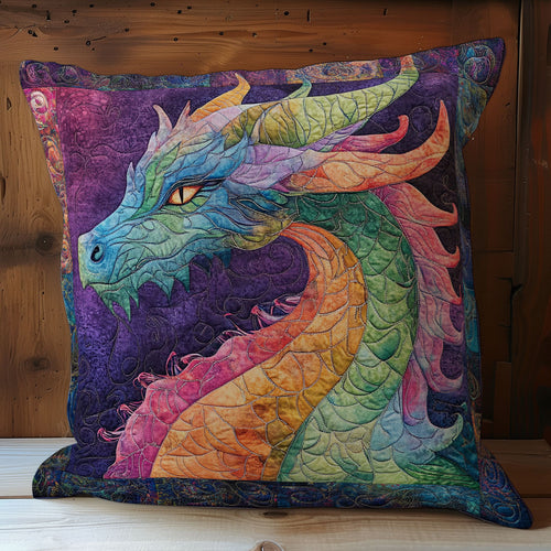 Colorful Dragon WY0602070CL Quilt Pillow Case