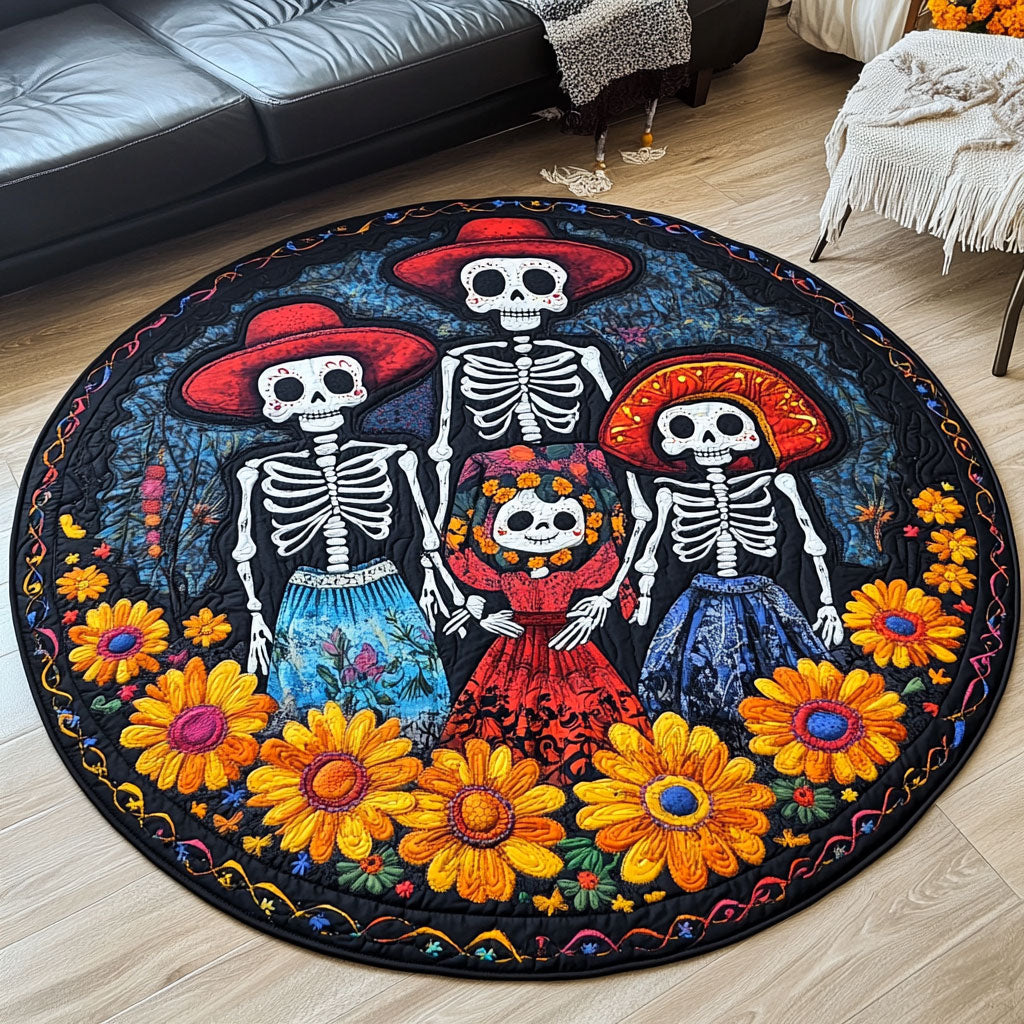 Eternal Family DH1010037CL Quilted Round Mat