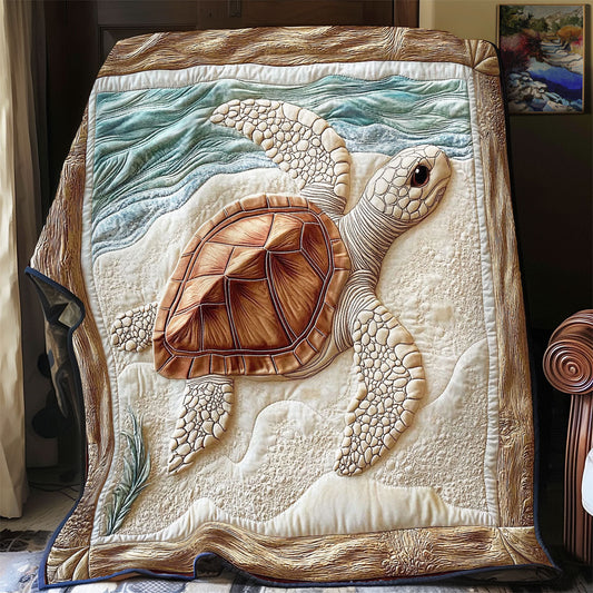 Turtle Portrait WY2101083CL Quilt