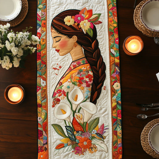 Floral Spirit Essence WN1706017CL Quilted Table Runner