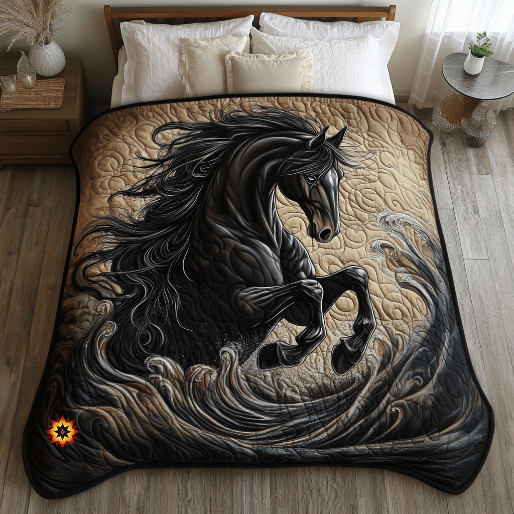 Black Horse YR2612019CL Duvet Cover Set