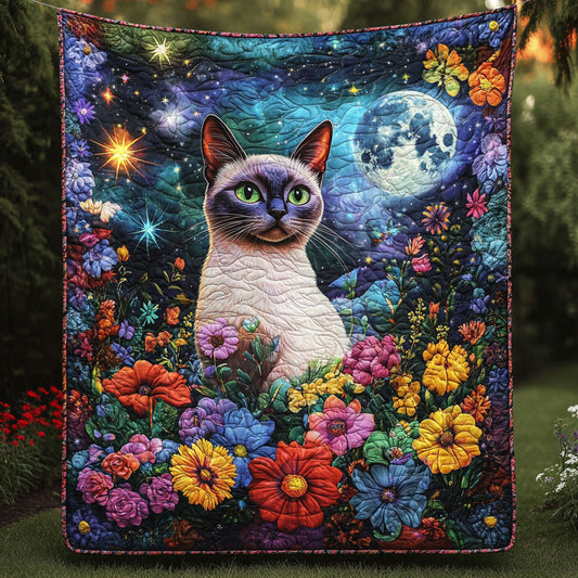 Siamese Flower Happy WT0501007CL Quilt