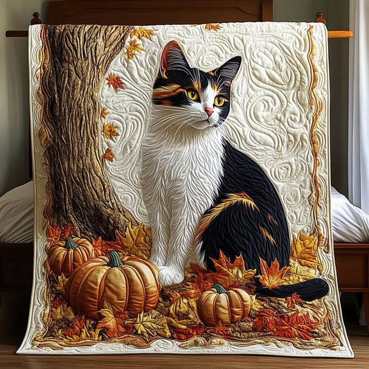 Harvest Feline WY2208092CL Quilt