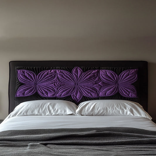 Serenity Flower WN1812026CL Quilted Headboard Slipcover