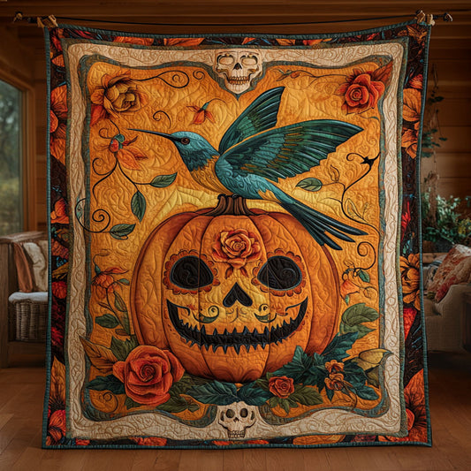 Halloween Hummingbird WY0108068CL Quilt