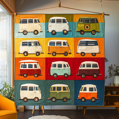 Vintage Camper Van WJ0512036CL Quilt