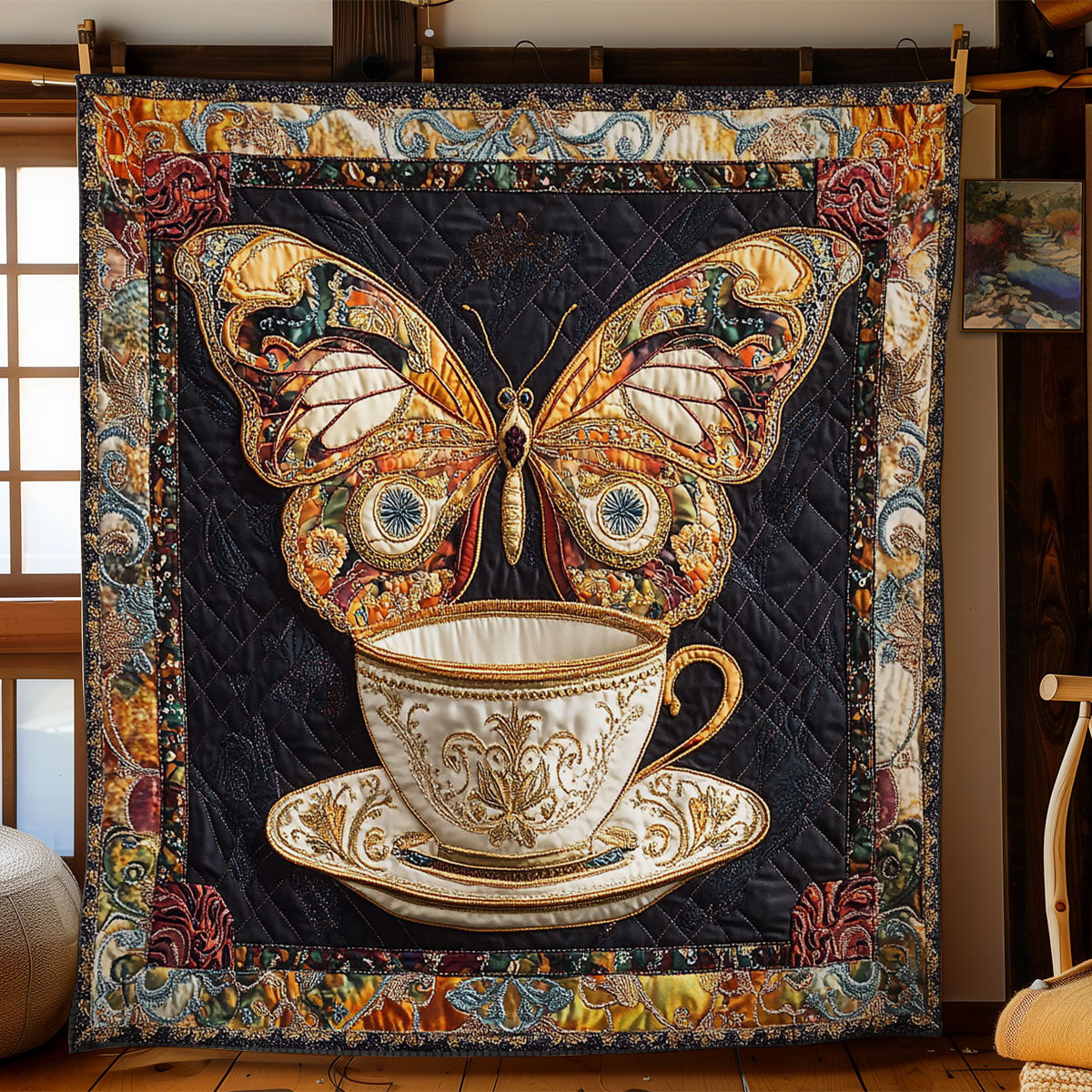 Butterfly Elegance WN0406018CL Quilt