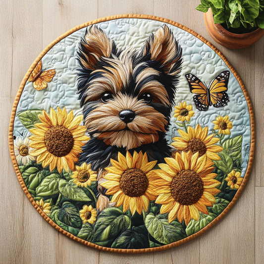 Yorkshire Bloom CW3005605CL Quilted Round Mat